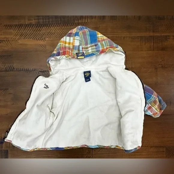 Vintage Oshkosh Boys Jacket Infant 12 Months Patchwork